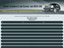 Tablet Screenshot of briansalignment.com
